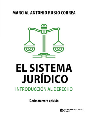 cover image of El sistema jurídico.
